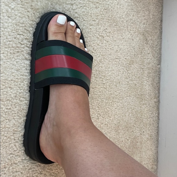 Gucci Web Unisex Slide - Picture 9 of 11